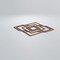 Ekena Millwork Medium Norwood Decorative Fretwork Wood Wall Panels, Birch, 15 3/8"W x 15 3/8"H x 3/8"T WALW16X16X0375NWDBI - alternate 2